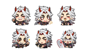 原神スタンプ #043 荒瀧一斗 Genshin Impact | HoYoLAB