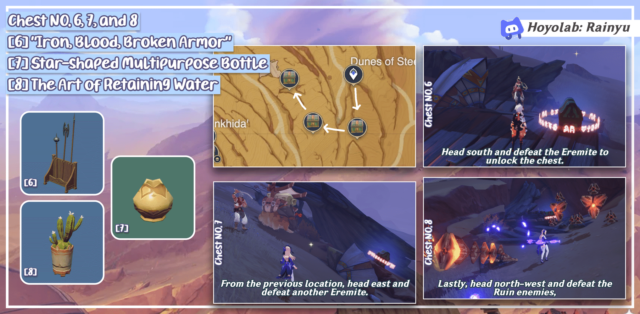 All 30 Remarkable Chests in the Desert of Hadramaveth Genshin Impact