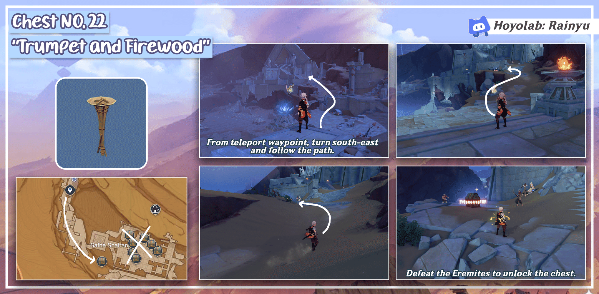 All 30 Remarkable Chests in the Desert of Hadramaveth Genshin Impact