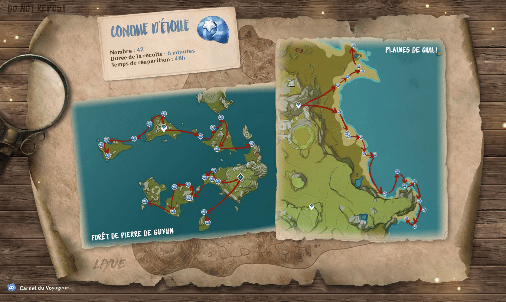 [Version 3.4] Yelan Planning de Farm et Farming Routes Conque d