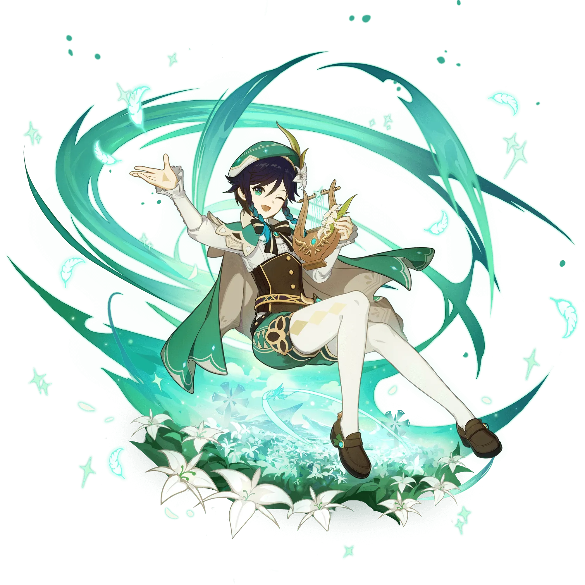 原神豆知識]ウェンティの立ち絵にはトワリンが居る Genshin Impact