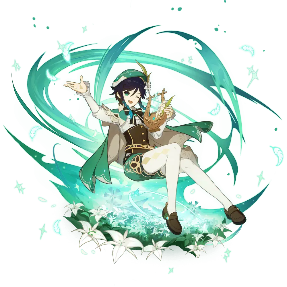 原神豆知識]ウェンティの立ち絵にはトワリンが居る Genshin Impact