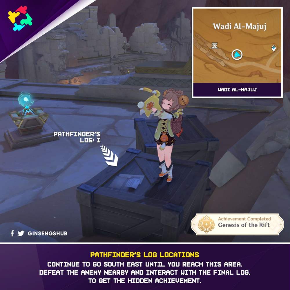 [v3.4] 6 Pathfinder's Log Locations - Sumeru Final Clearance Level ...