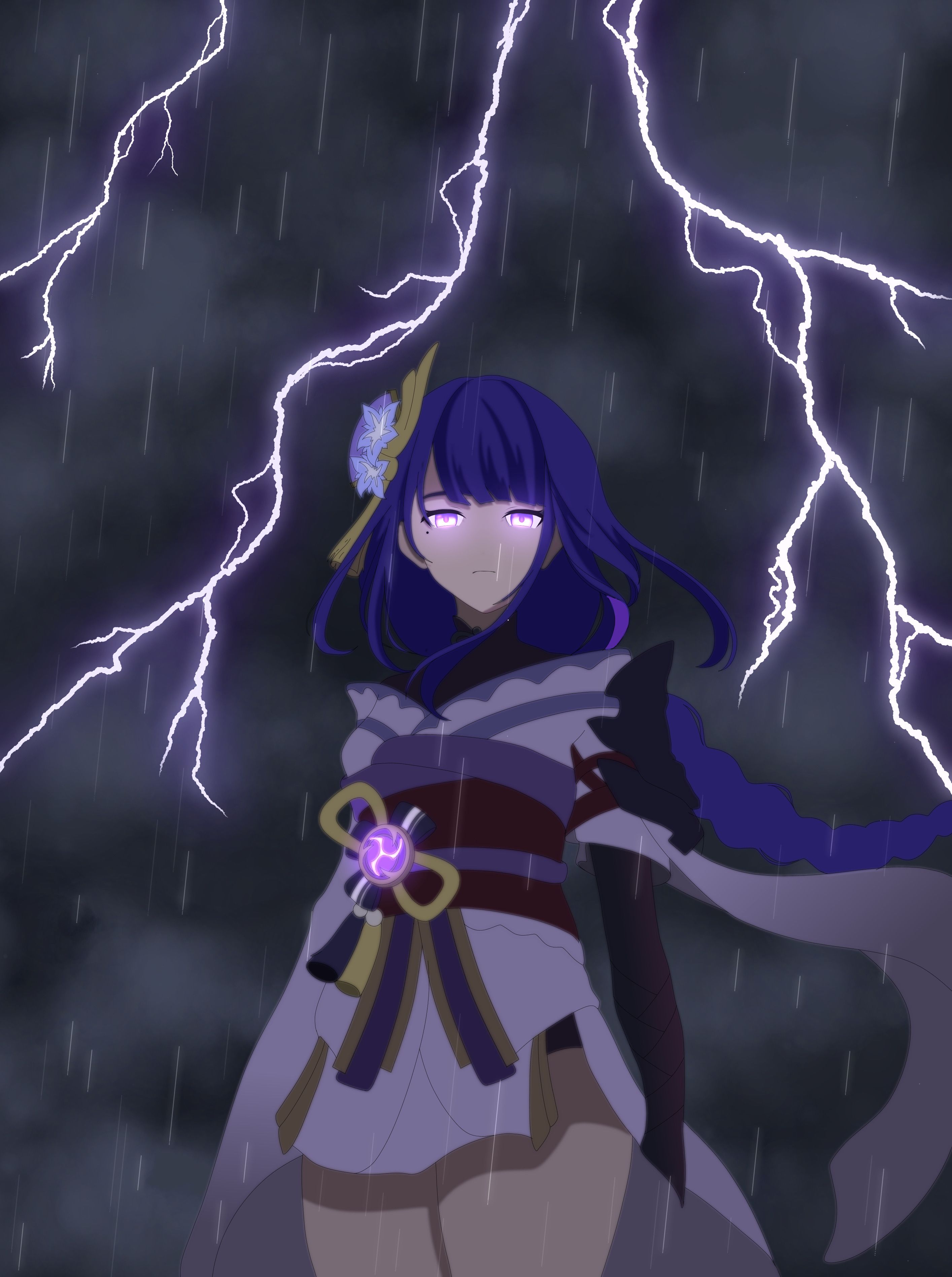 Raiden Shogun fan art Genshin Impact | HoYoLAB