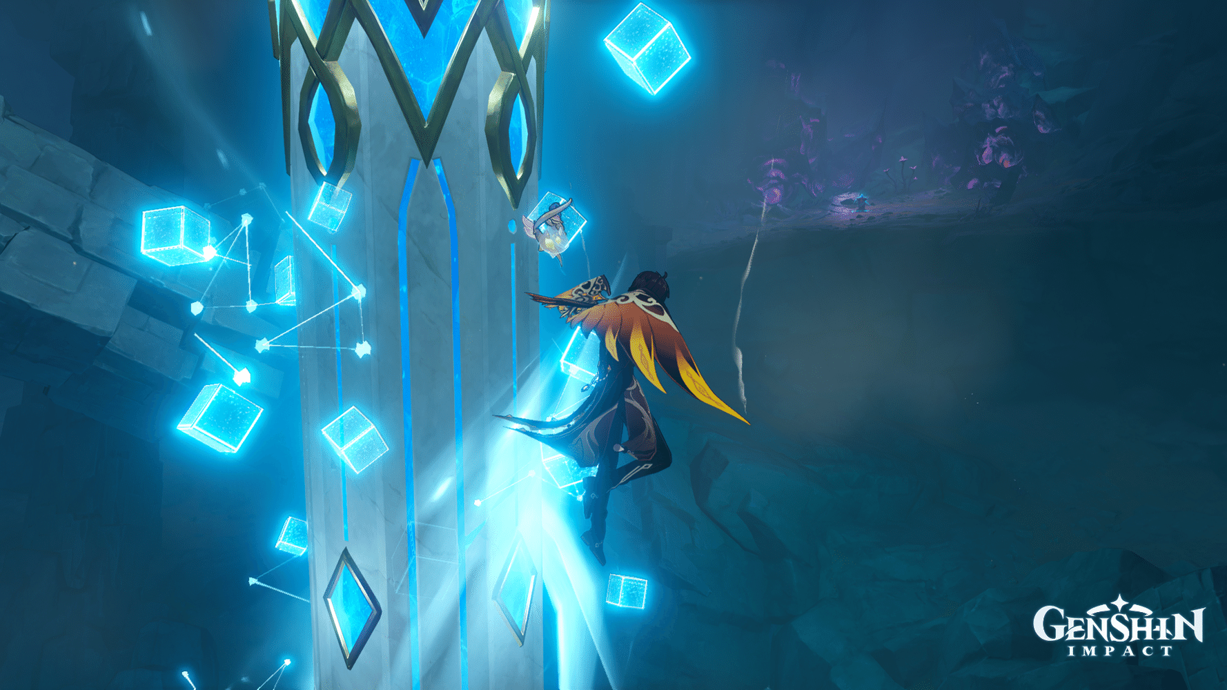 The Chasm map represents nine separate levels of depth all under each