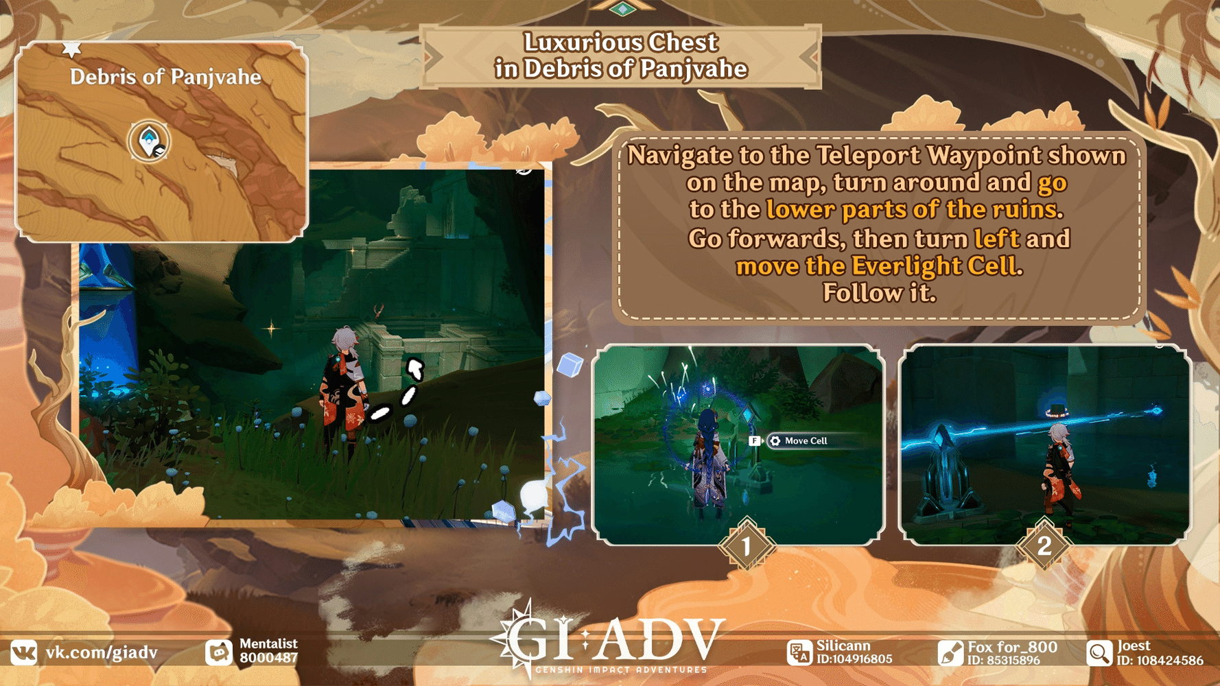 Riddles, puzzles and some chests v3.4 Genshin Impact HoYoLAB