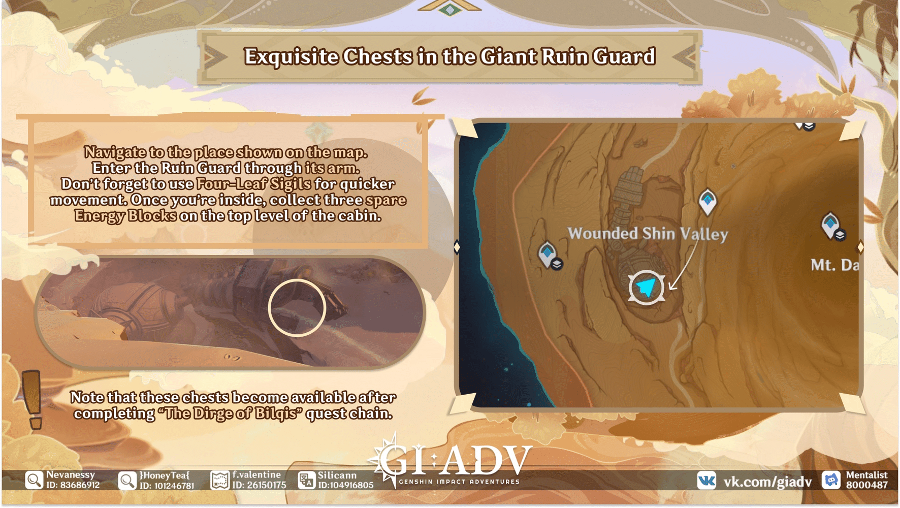 Riddles, puzzles and some chests v3.4 Genshin Impact HoYoLAB