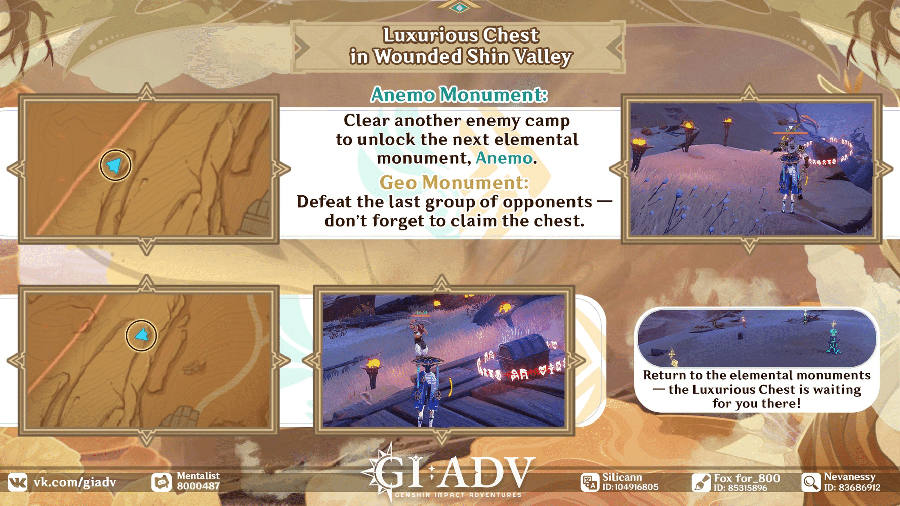 Riddles, puzzles and some chests v3.4 Genshin Impact HoYoLAB