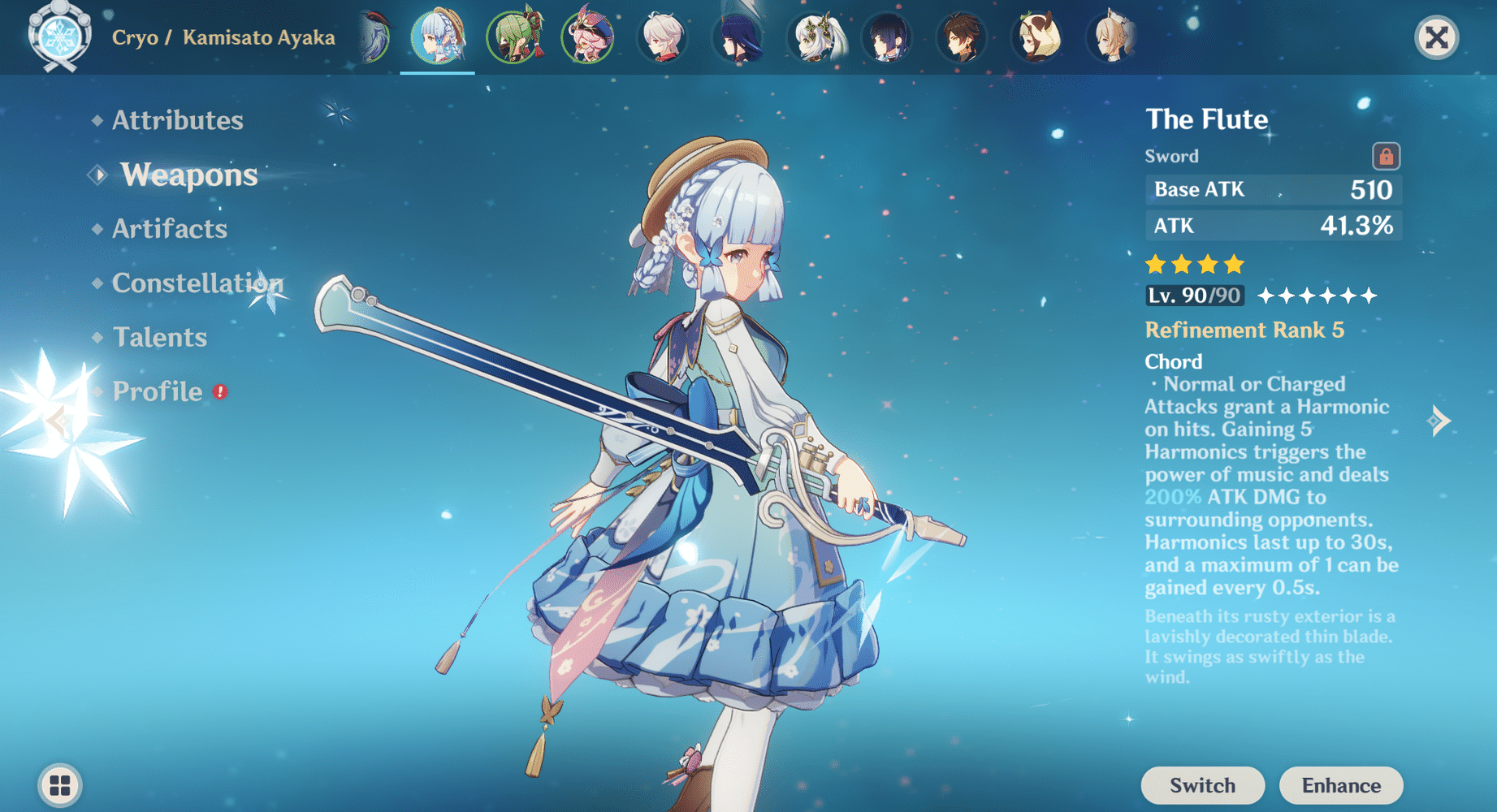 Ayaka new outfit and The Flute Genshin Impact HoYoLAB