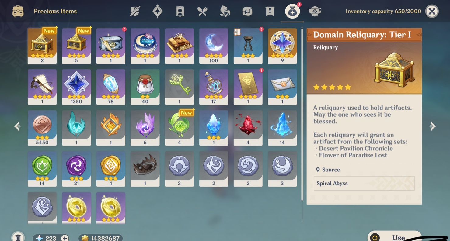 100 fragile resin Genshin Impact HoYoLAB