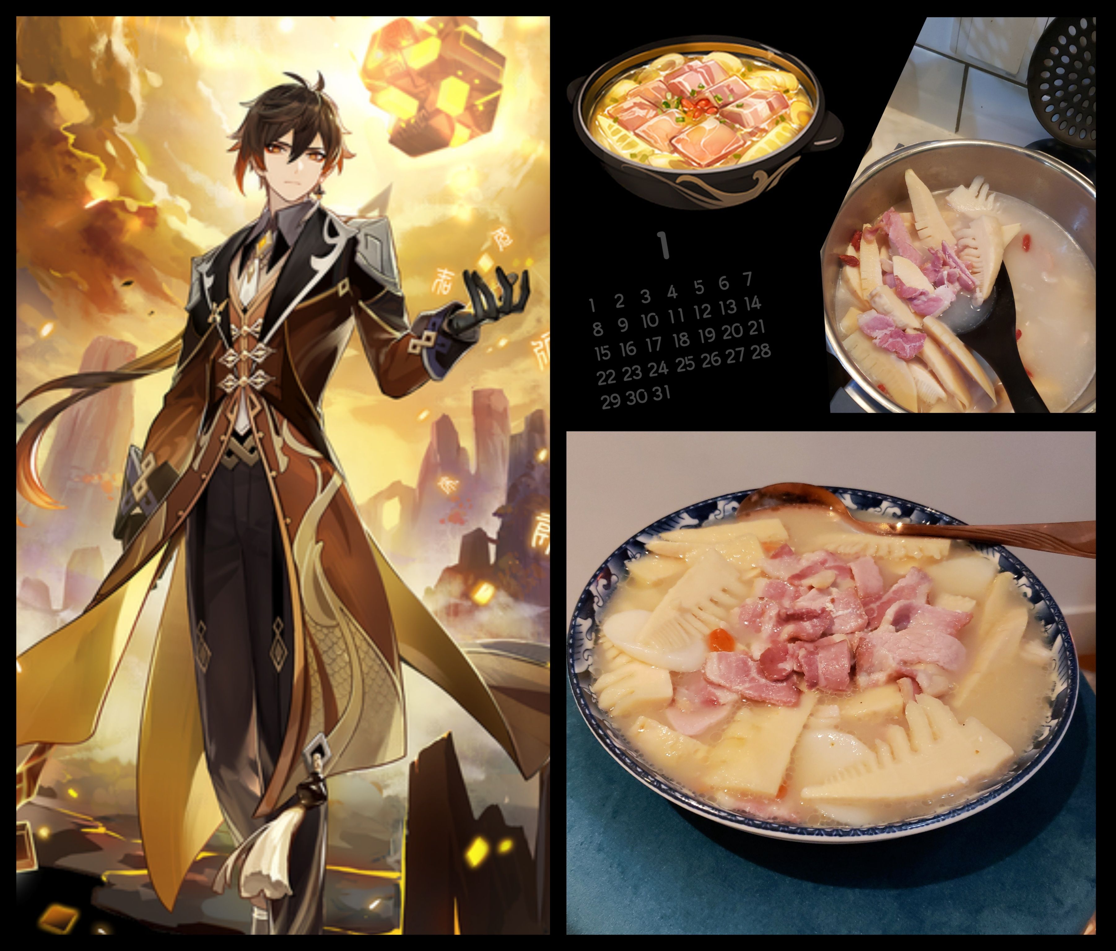 Homemade Bamboo Shoot Soup Genshin Impact HoYoLAB