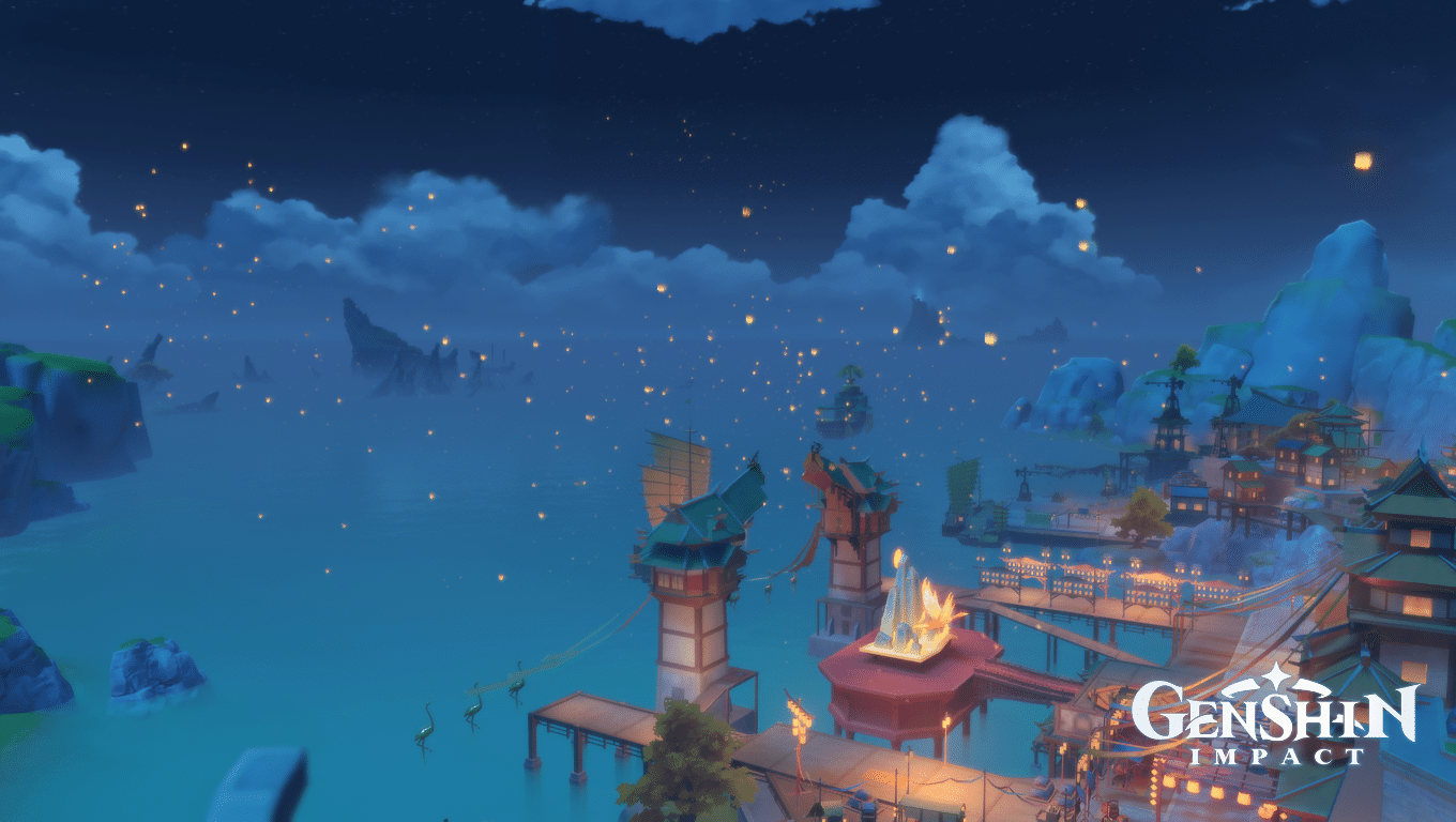 Liuye during lantern rite>>> Genshin Impact HoYoLAB