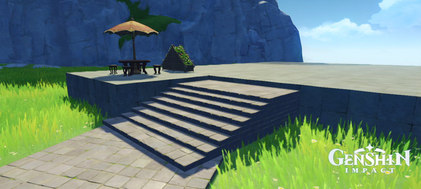 I finally made my outdoor stairs for my Serenitea Pot today! 😊 I've