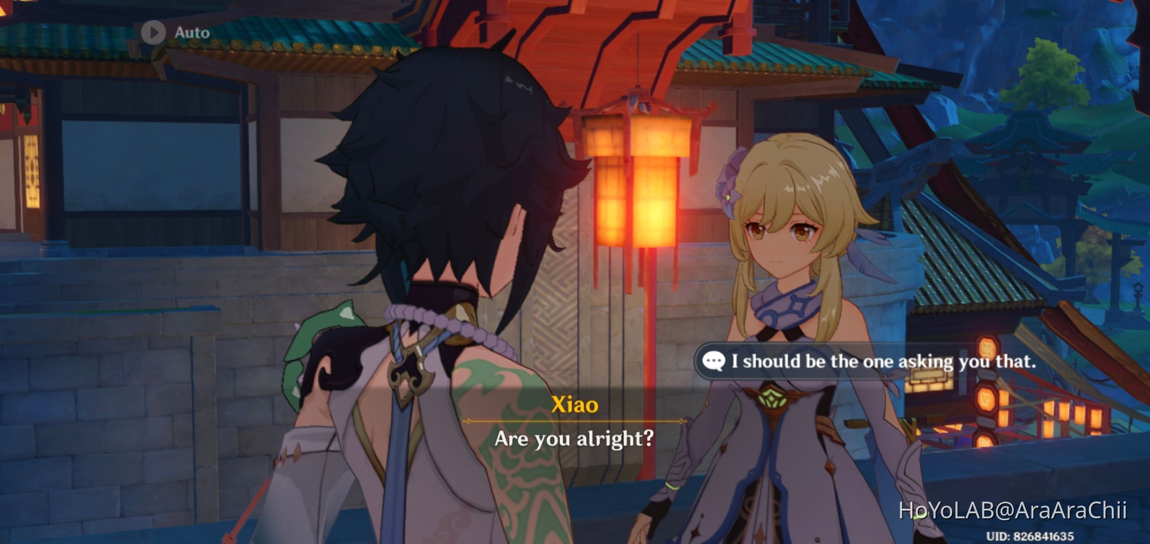 Xiao and Lumine at Lantern Rite Genshin Impact HoYoLAB