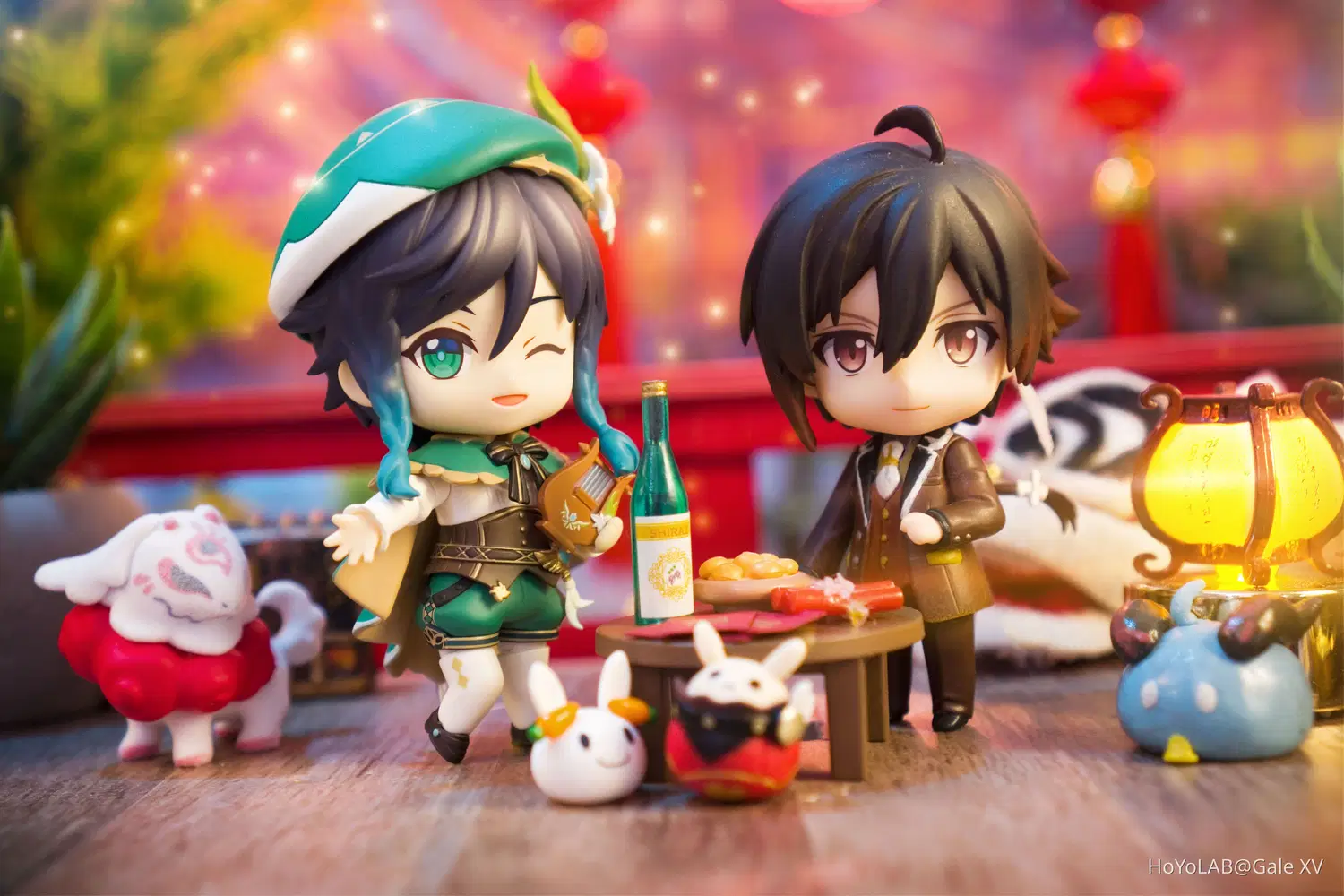 Nendoroid Photography - Aether and Lumine Genshin Impact