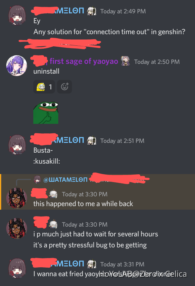 Connection Timeout Problem Genshin Impact HoYoLAB