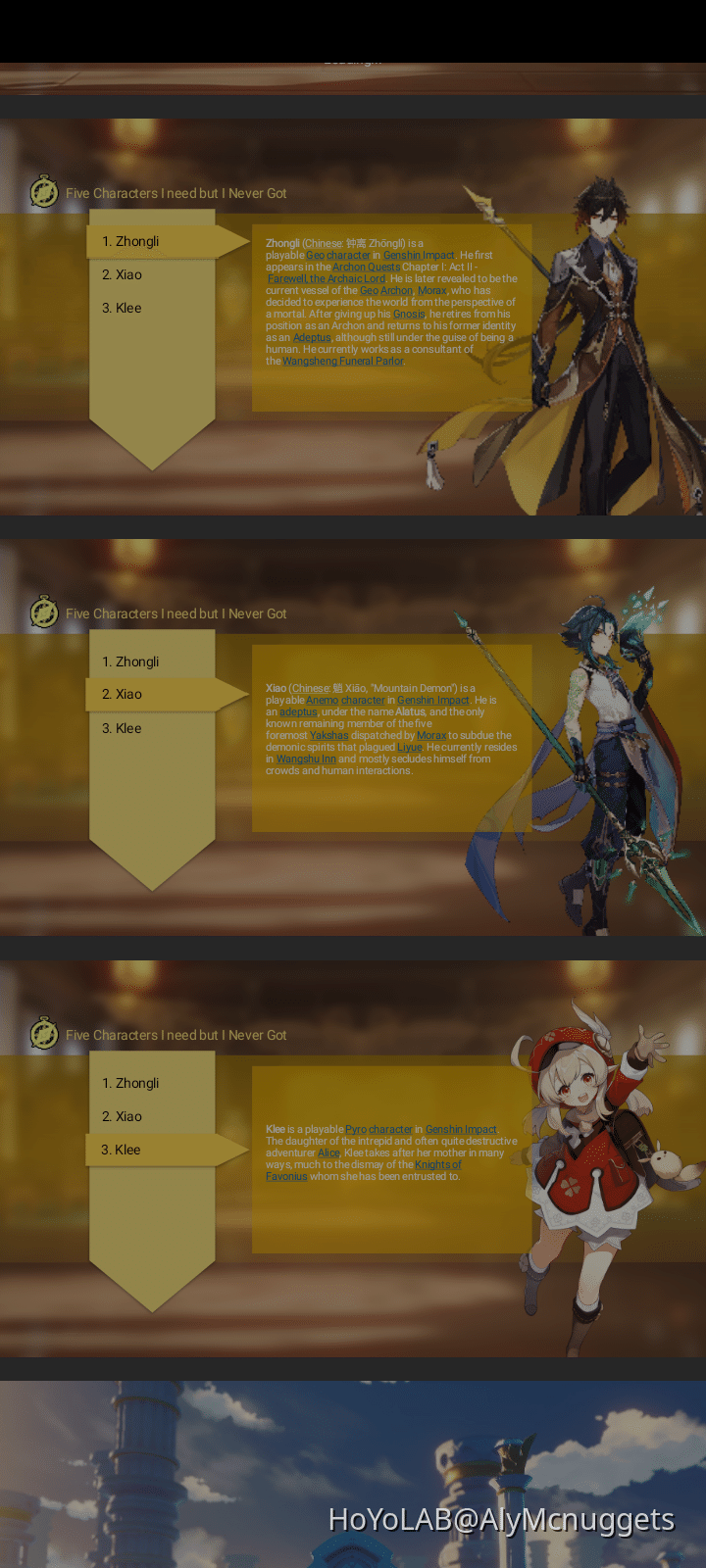 Liyue Powerpoint Template Genshin Impact HoYoLAB