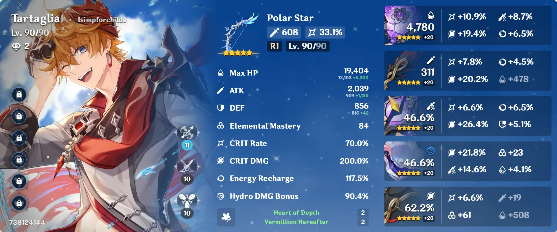 My Tortilla Build Genshin Impact HoYoLAB