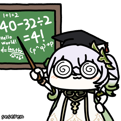 Professor Nahida Genshin Impact HoYoLAB