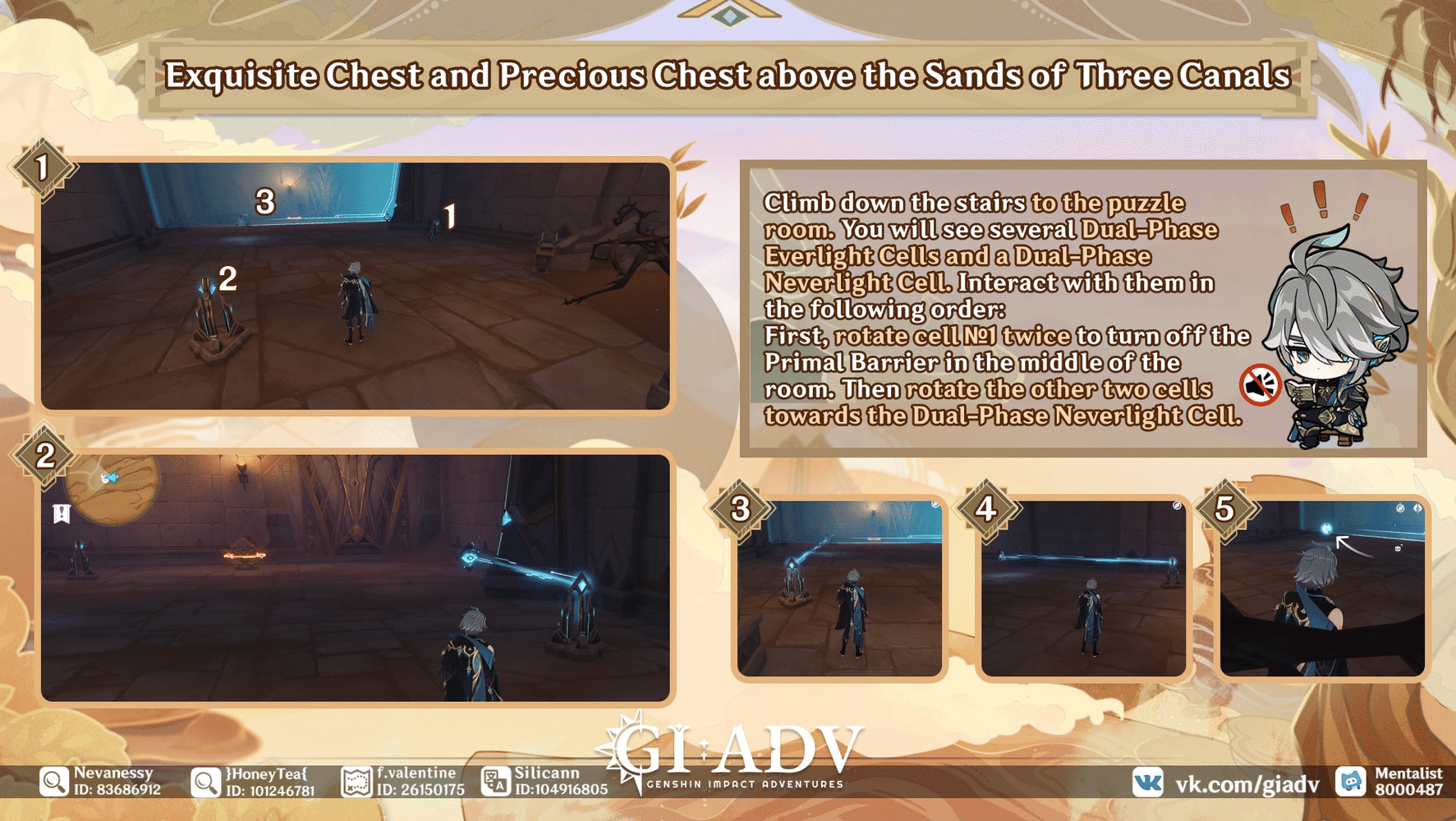 Riddles, puzzles and some chests v3.4 Genshin Impact HoYoLAB