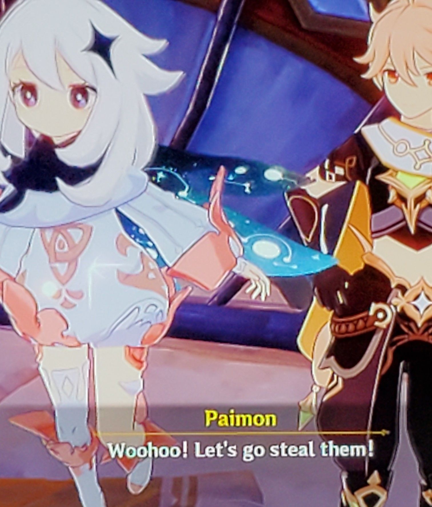 Paimon chooses violence...always Genshin Impact HoYoLAB