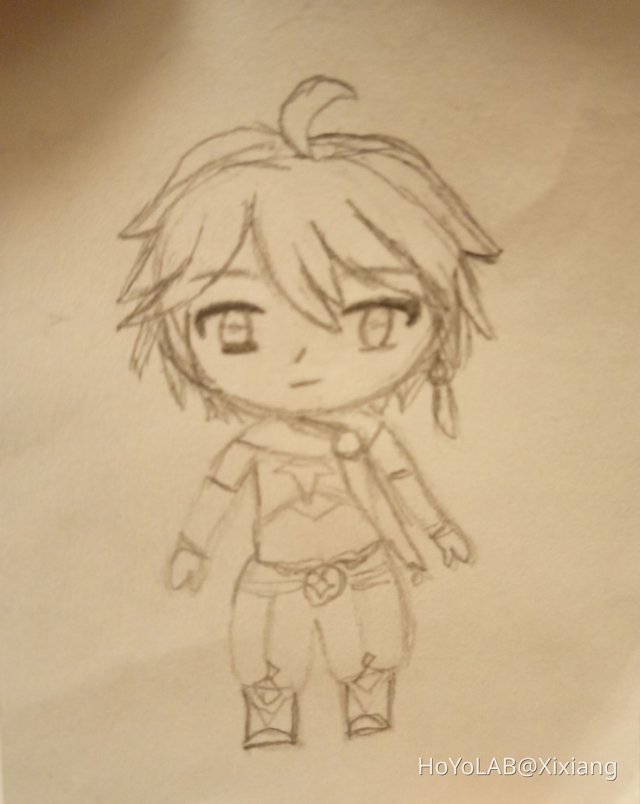 WIP Chibi Drawings Genshin Impact HoYoLAB