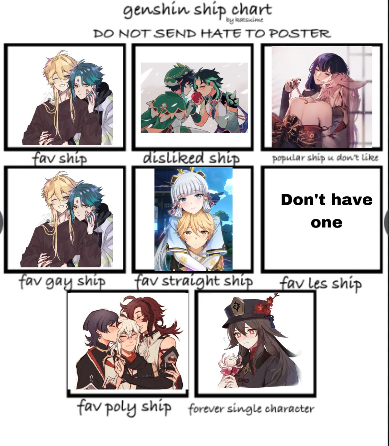 Favorite Ships! Genshin Impact HoYoLAB