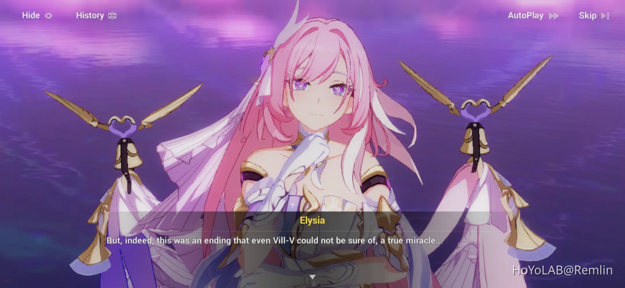 It begins with Ely and ends with Sia Hi♪ Honkai Impact 3rd