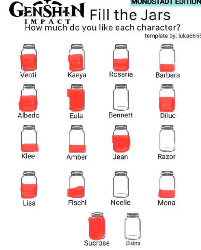 Fill the jars! Genshin Impact HoYoLAB