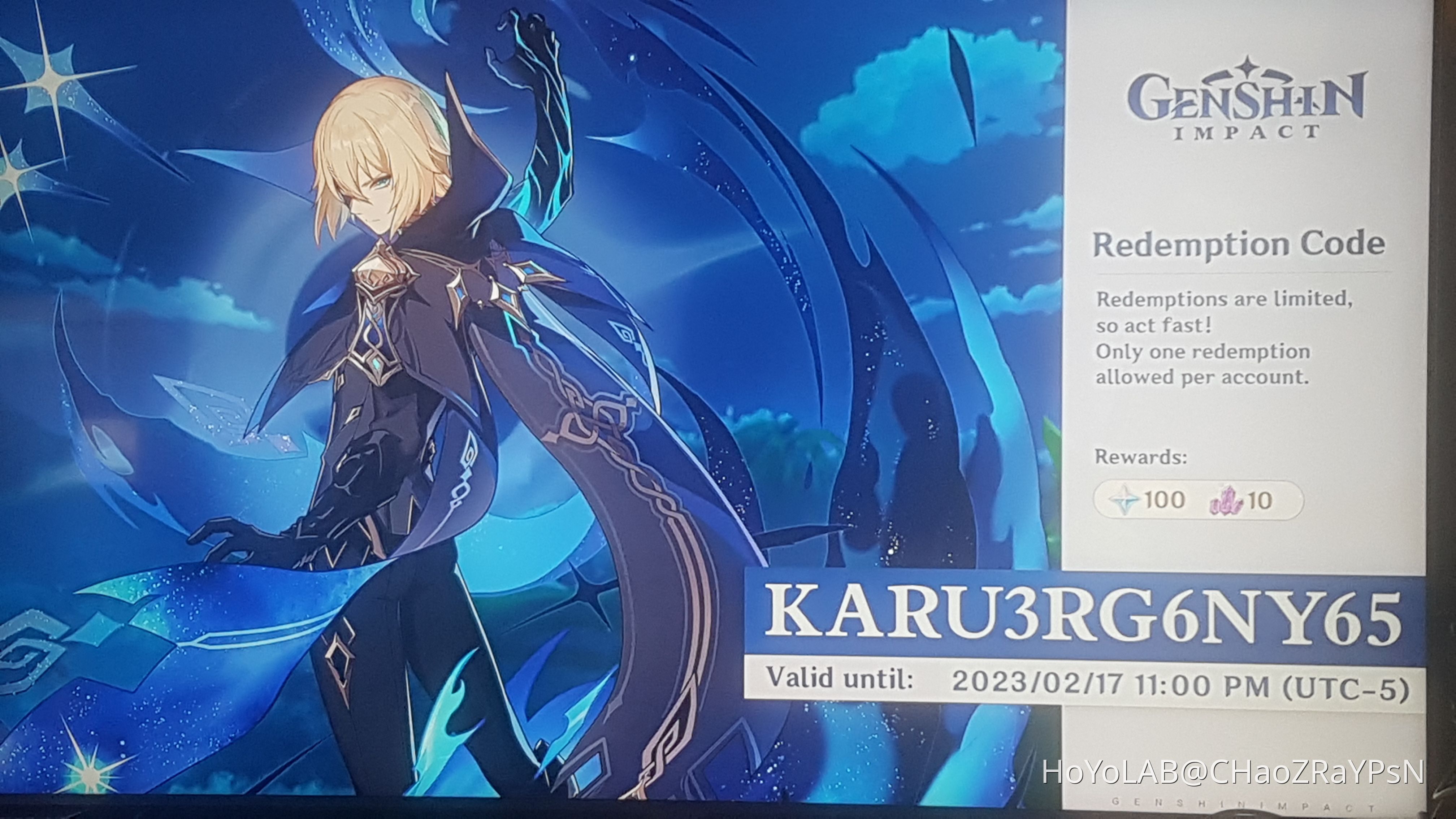 Neue Codes Genshin Impact | HoYoLAB