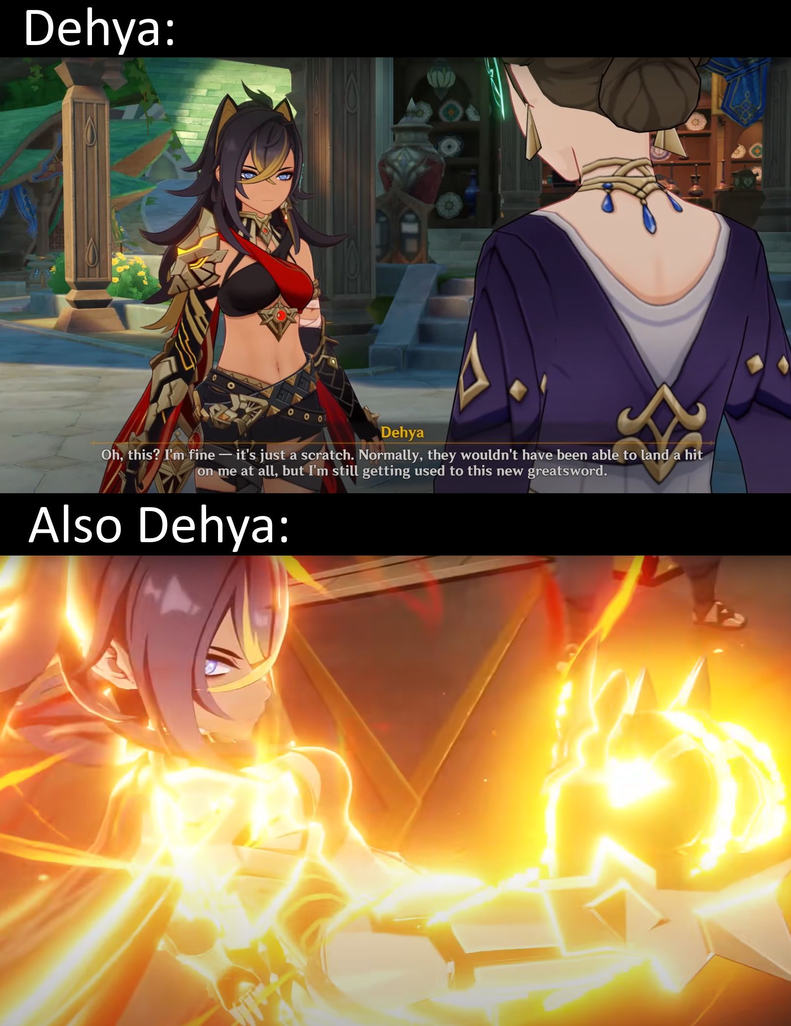 Dehya's fighting style Genshin Impact | HoYoLAB