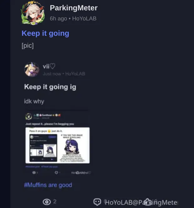 Keep It Going Hoyolab