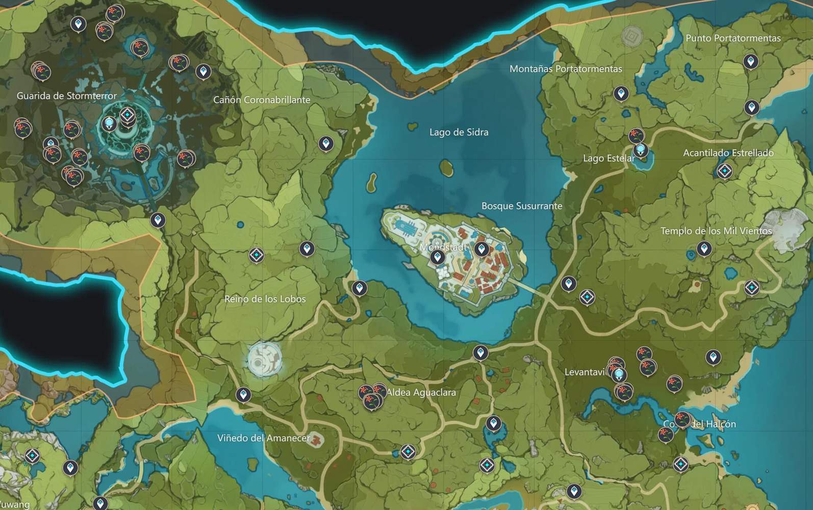 Guía de recolección de material Margarita voladora ×71 Genshin Impact