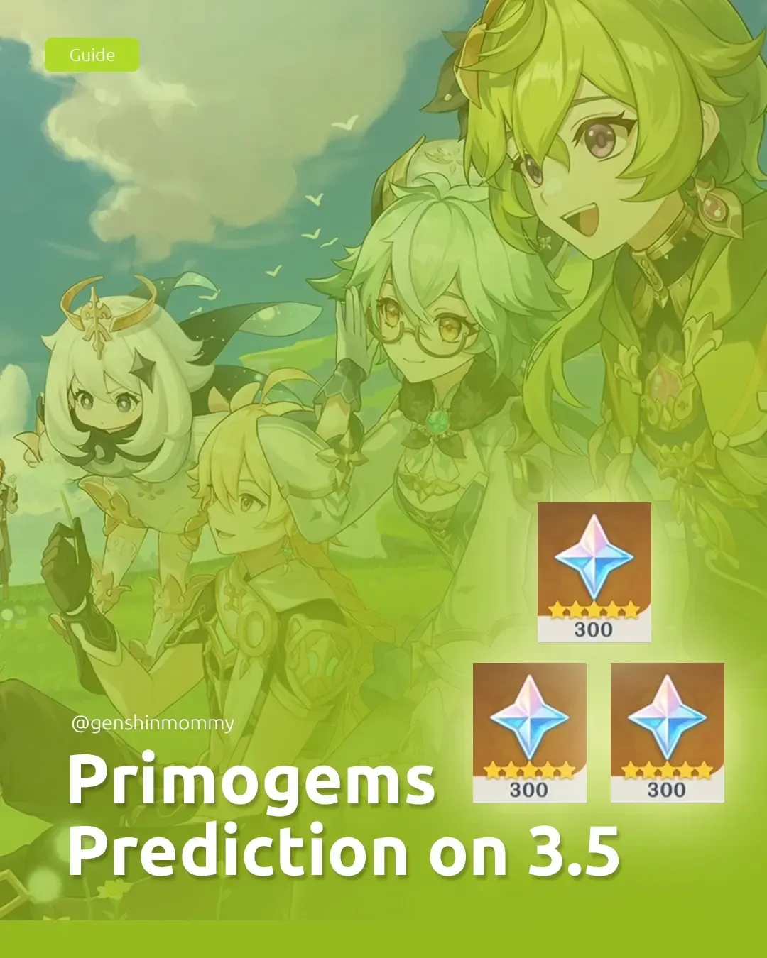 3.5 Primogems Prediction Genshin Impact | HoYoLAB