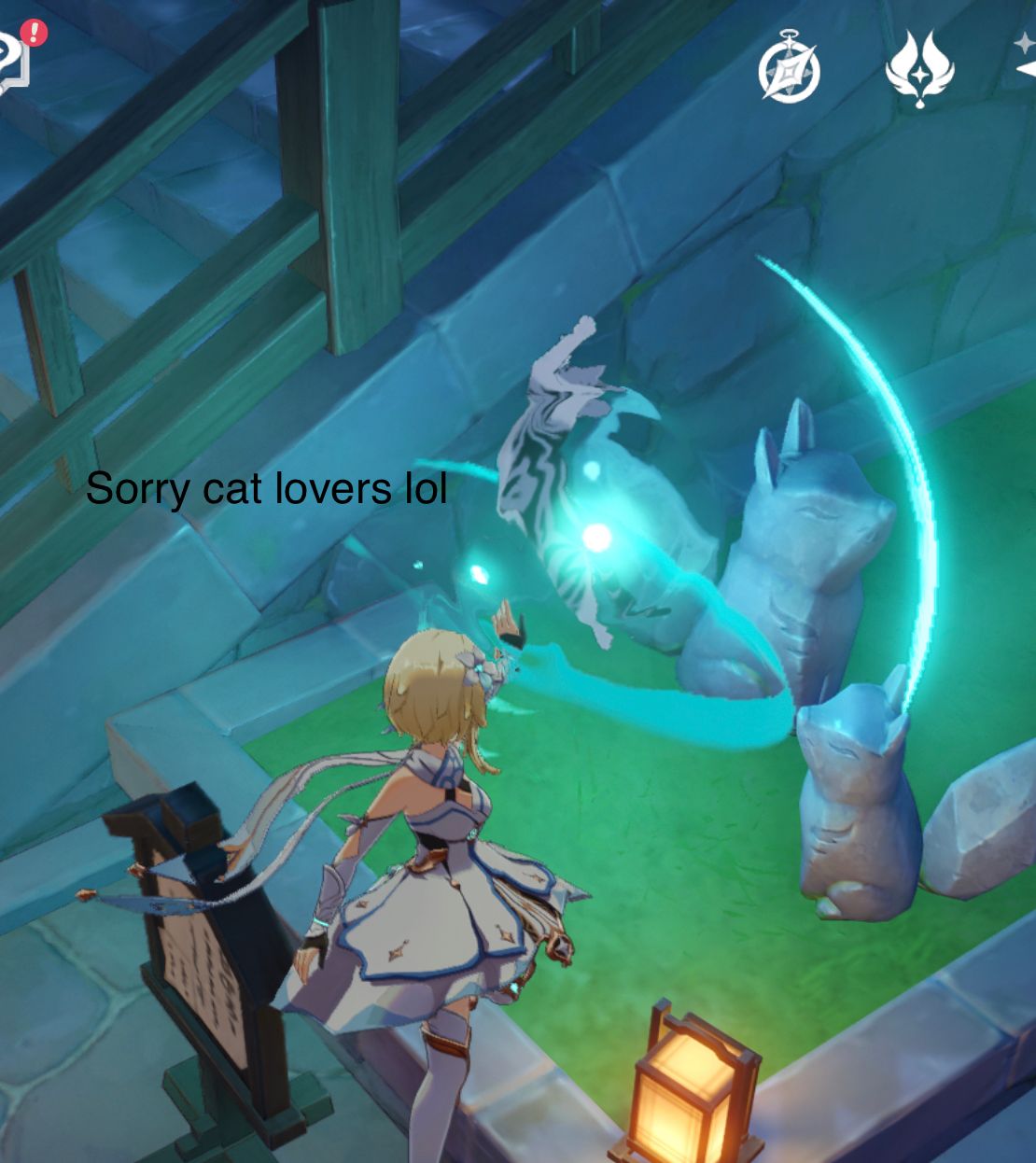 Lumine can blow cats (sorry cat lovers) Genshin Impact | HoYoLAB