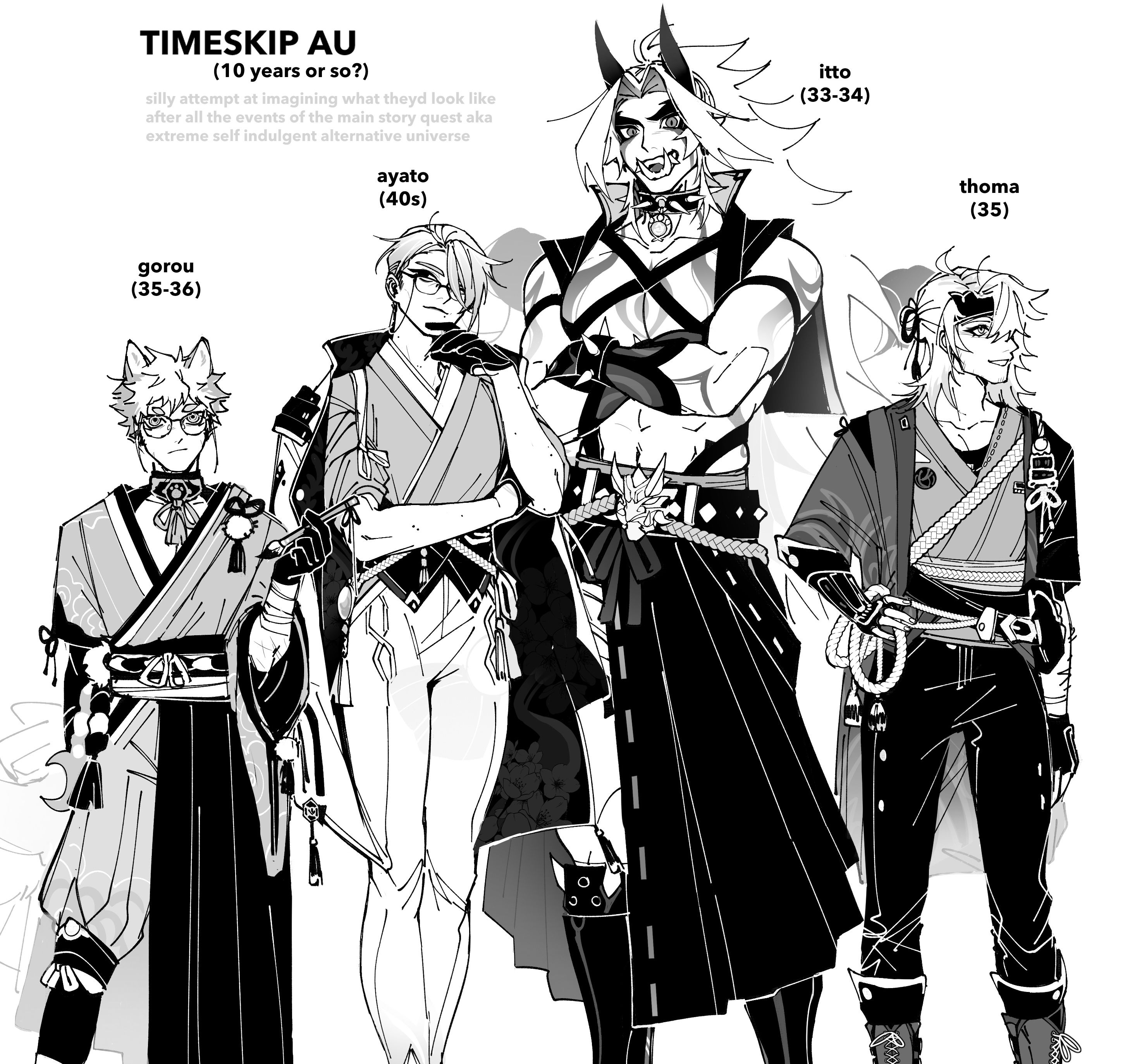 🧋🍭🍡🍰 Timeskip au Genshin Impact | HoYoLAB