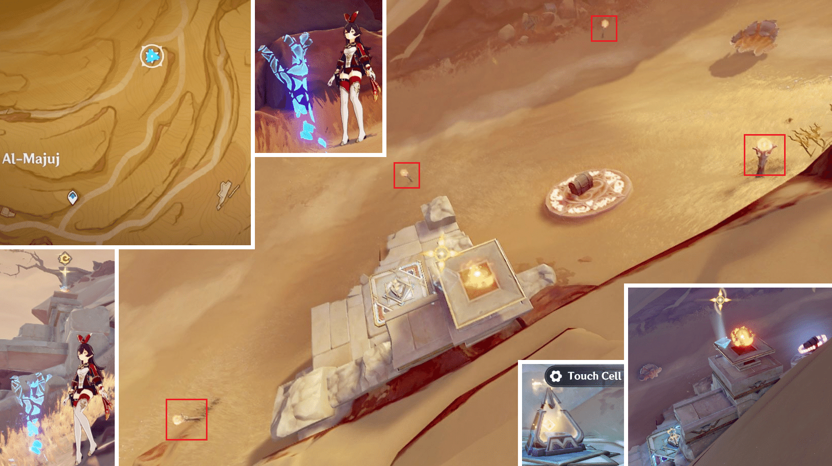 Invisible Torch puzzle in southern Hadramaveth Genshin Impact HoYoLAB