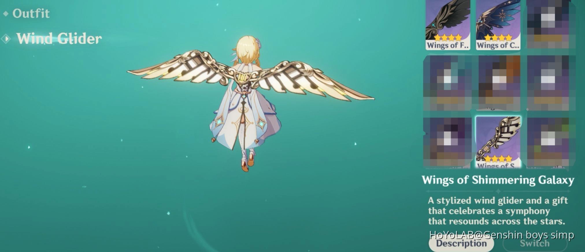 Please let me know if you have this wind glider Genshin Impact HoYoLAB