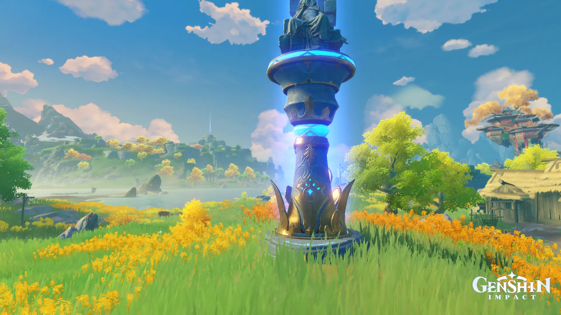 Taking a photo of every Statue of the Seven, Day 6 (Dihua Marsh, Liyue