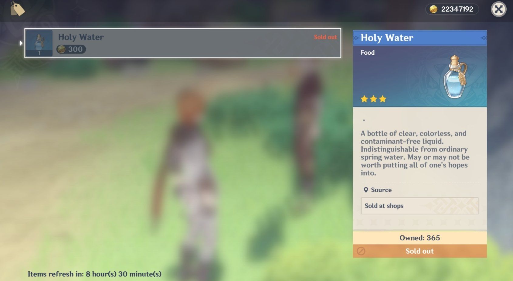 Holy Water collection!! Genshin Impact HoYoLAB