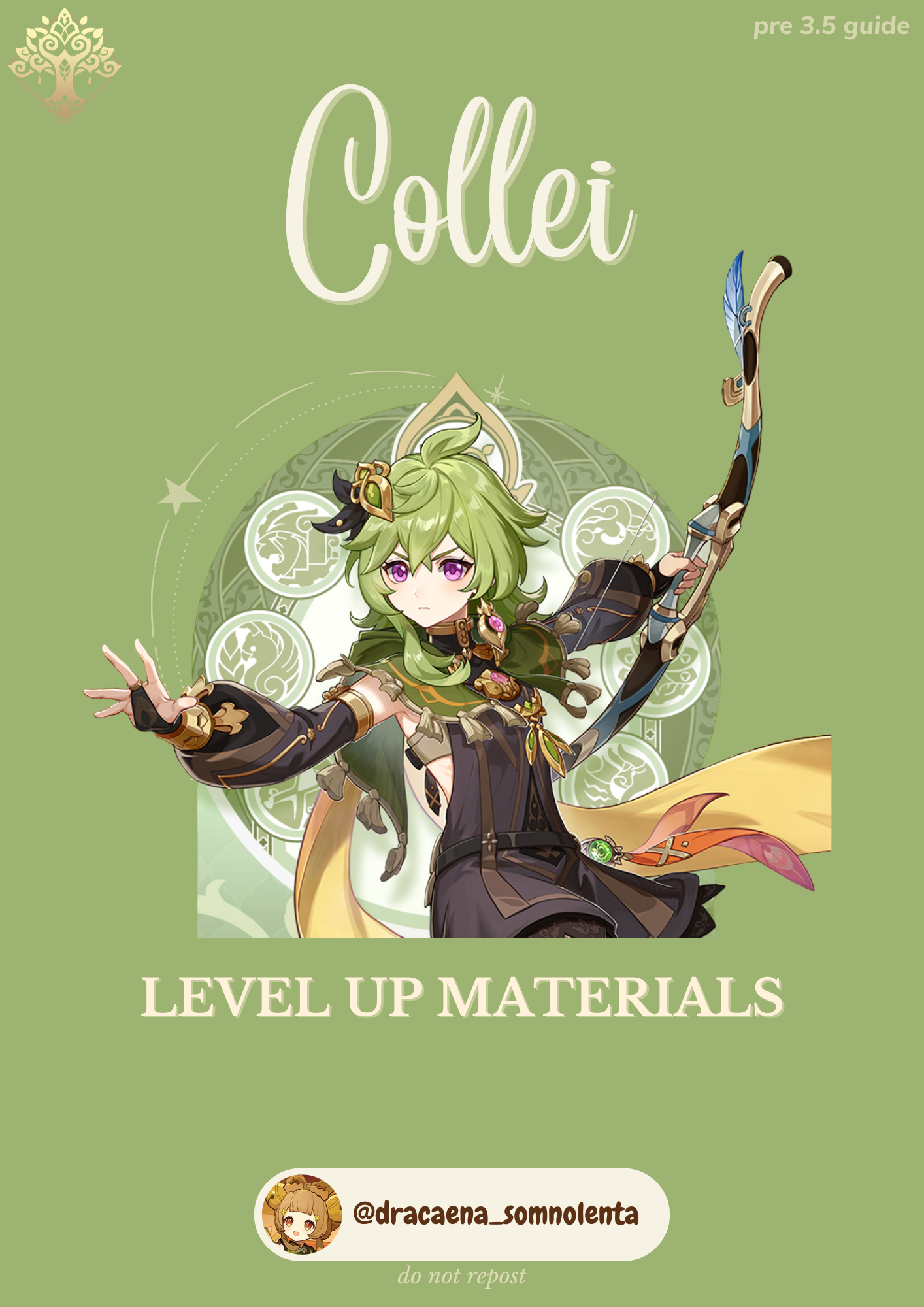 Collei Level Up Materials! Genshin Impact HoYoLAB