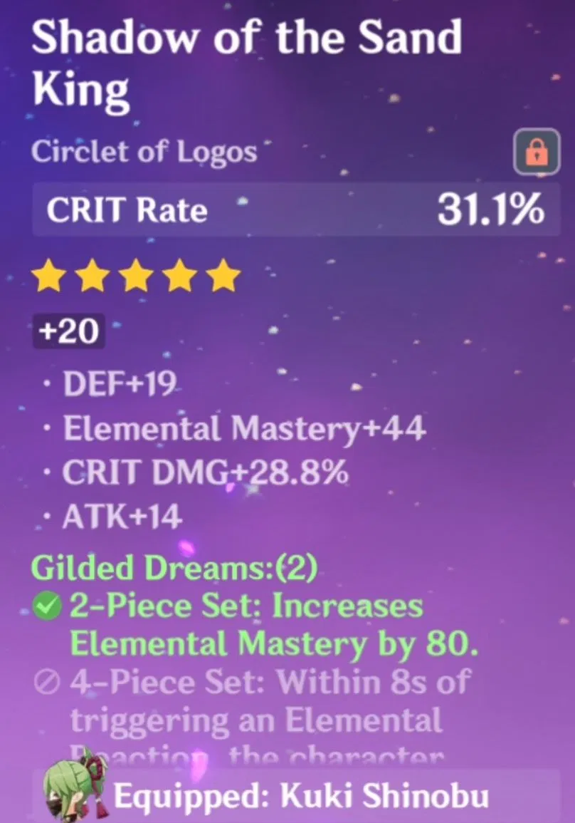 My second highest critdamage roll I’ve ever gotten. Genshin Impact