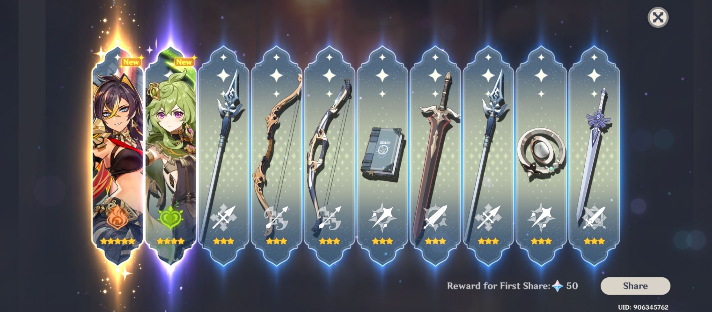 first ten pull Genshin Impact | HoYoLAB