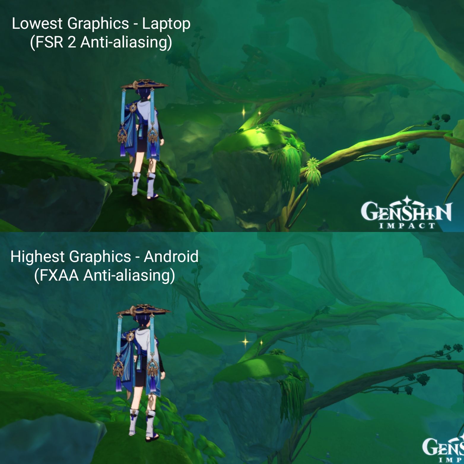 Why are the graphics like this genshin impact hoyolab