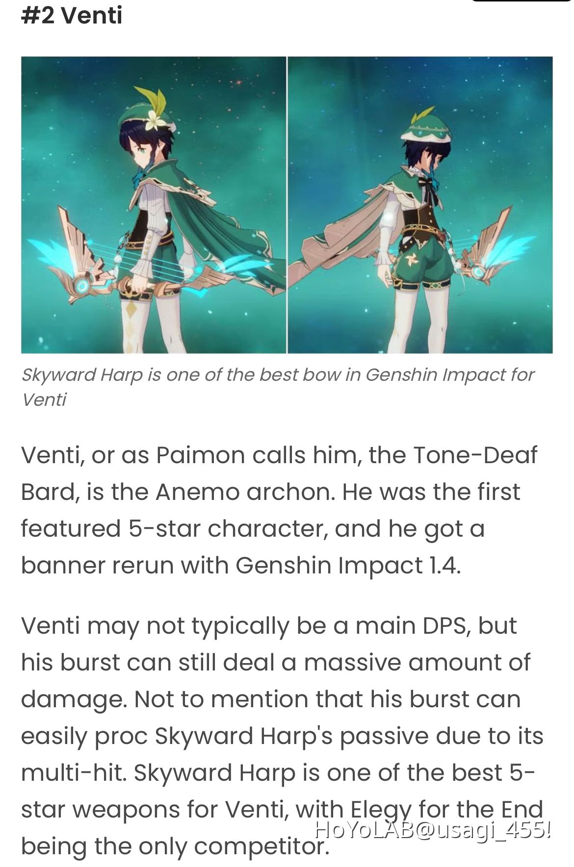 WHAT DO I DO WITH MY SKYWARD HARP??? Genshin Impact HoYoLAB