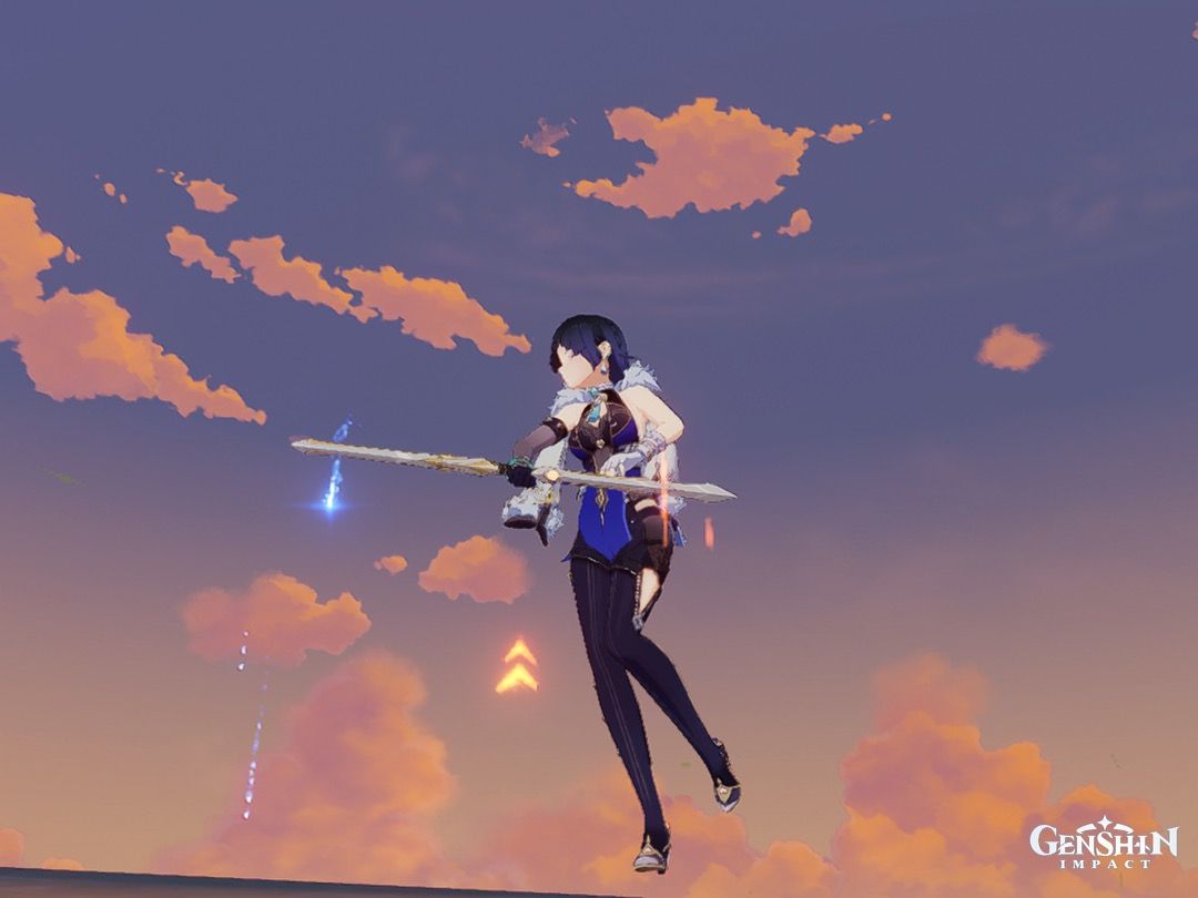 When yelan learns how to use a pole arm Genshin