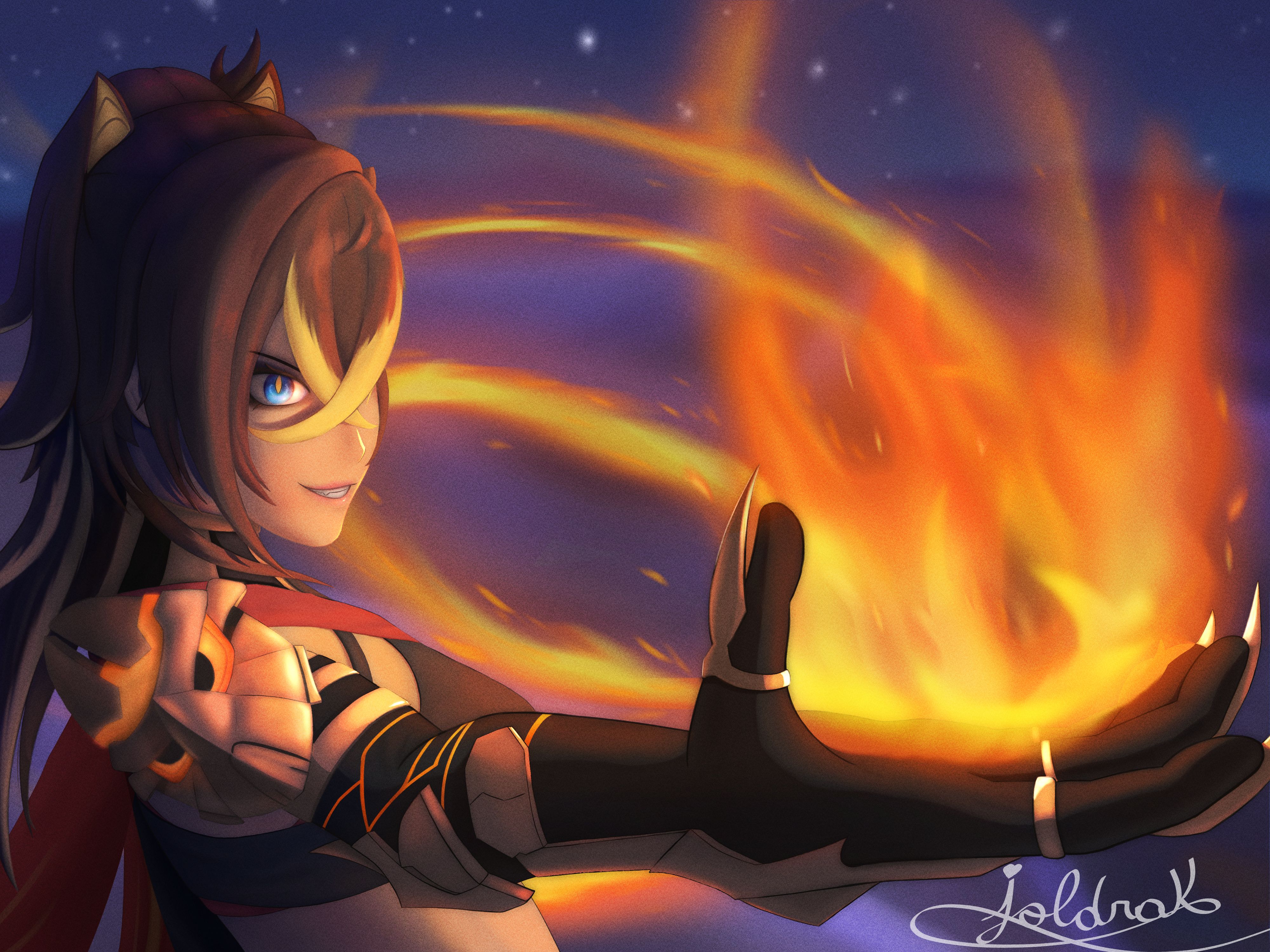 Dehya fanart Genshin Impact | HoYoLAB