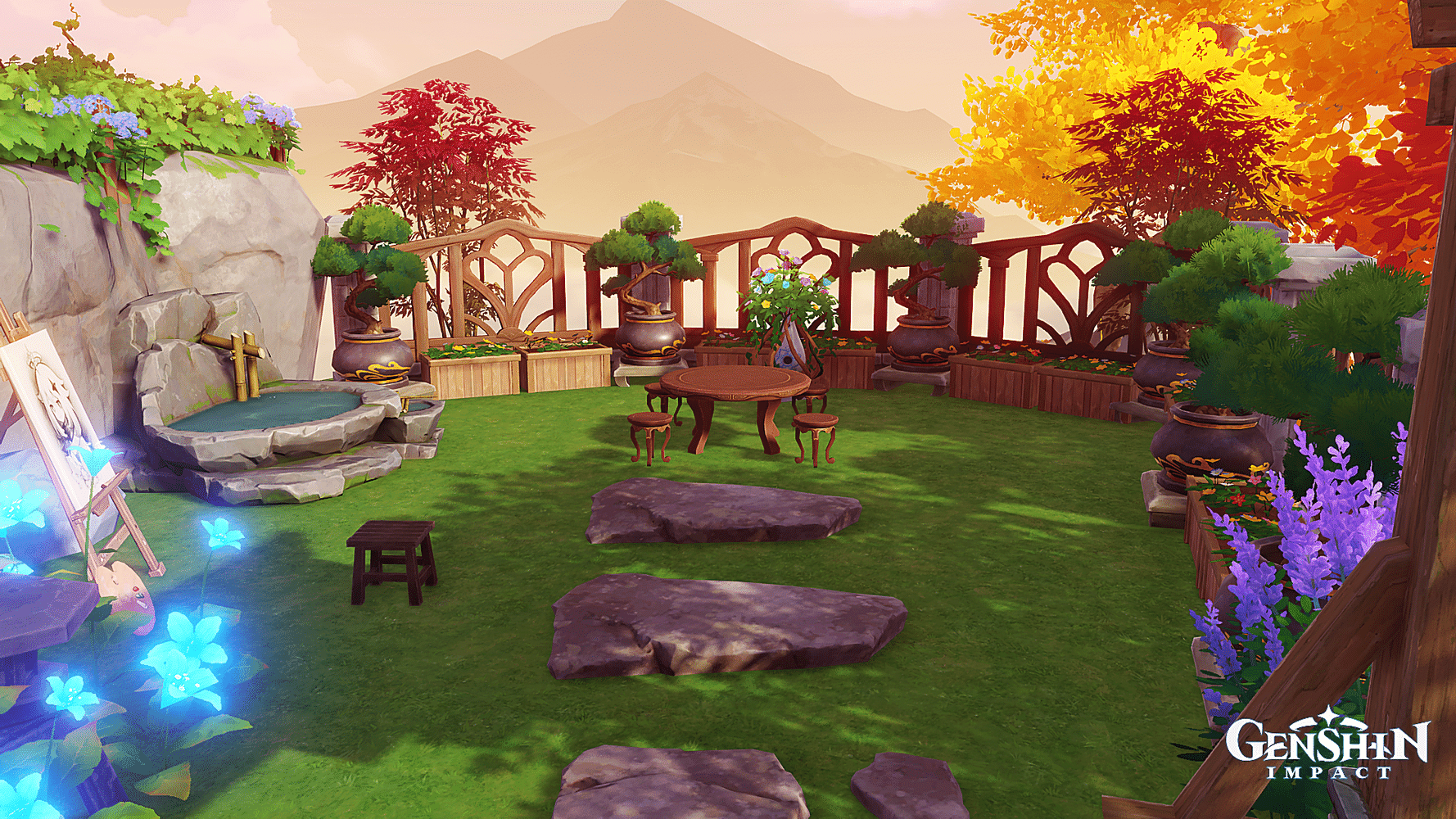 LIVELY GARDEN 』Serenitea Pot Replica ID *EU Server* Genshin Impact