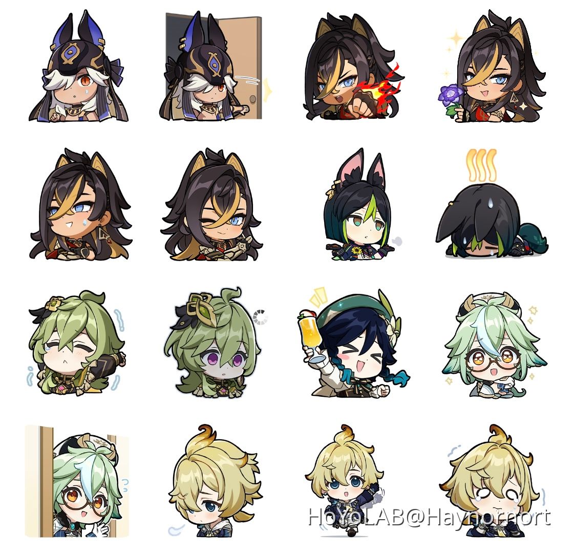 New emojis fuggucvjvuvviuf Genshin Impact HoYoLAB