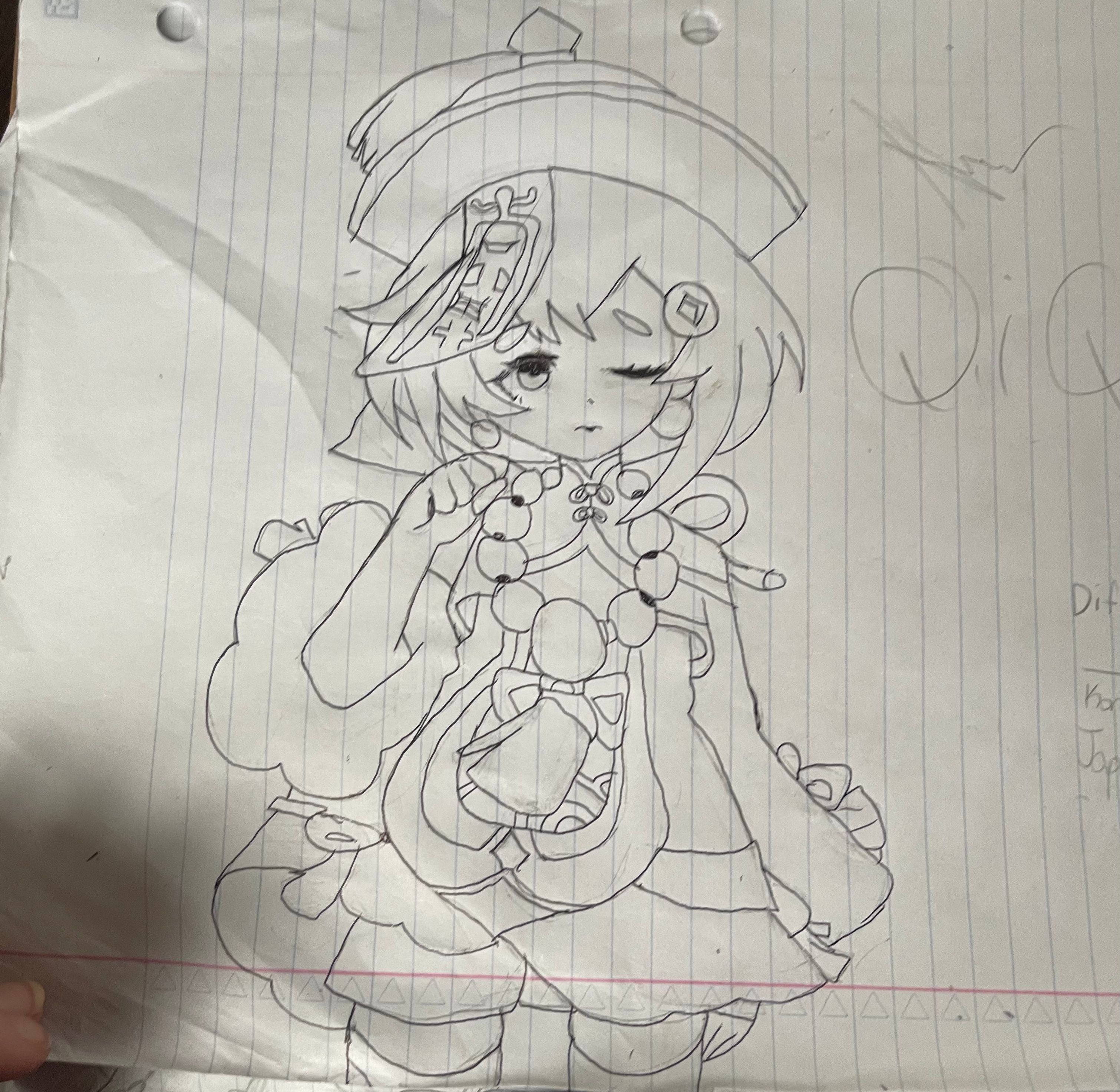 My QiQi drawing! Took me since this morning so I hope you like it